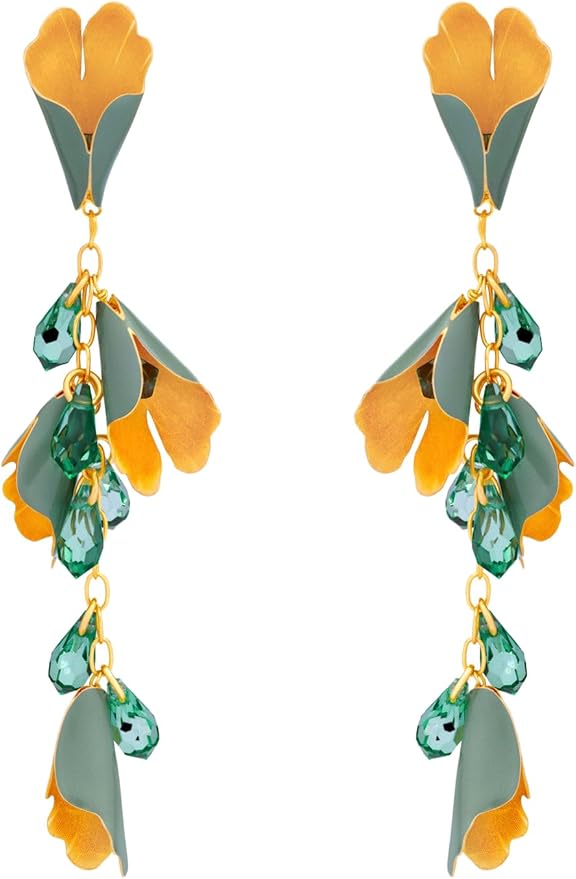 Summer's Chicest Earrings To Elevate Any Outfit odl bellflower drop earrings