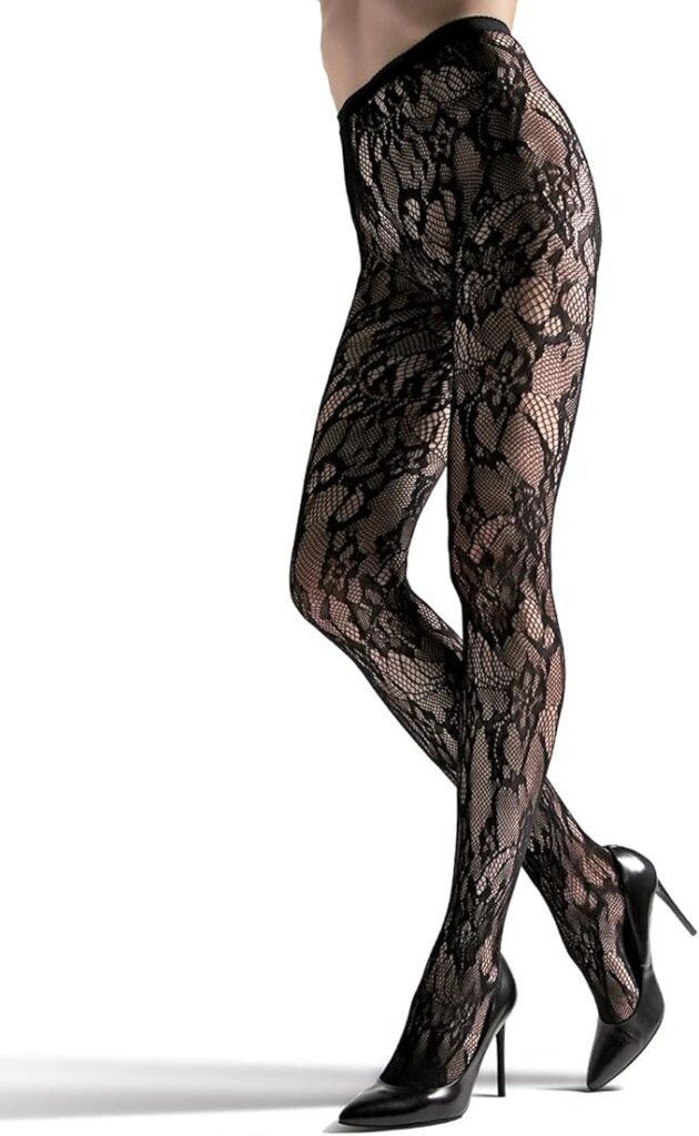 The Elegance of Lace -- Romance is Back black lace tights