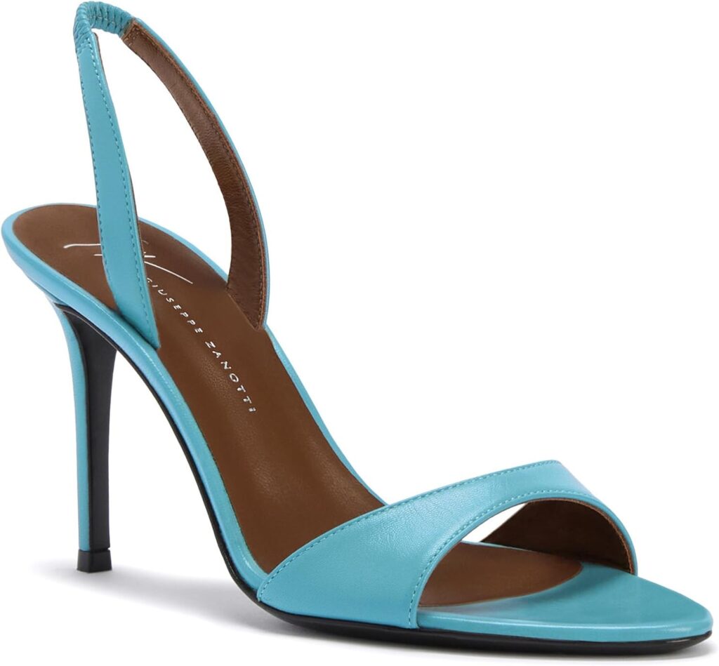 Trend Alert: Colorful Shoes blue heeled sandals
