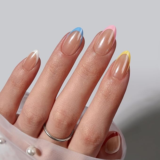 cha cha french tip nails