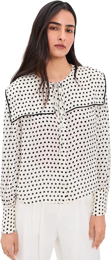 Trend Alert: Polka Dots and the Return of Retro Glamour frame polka dot blouse