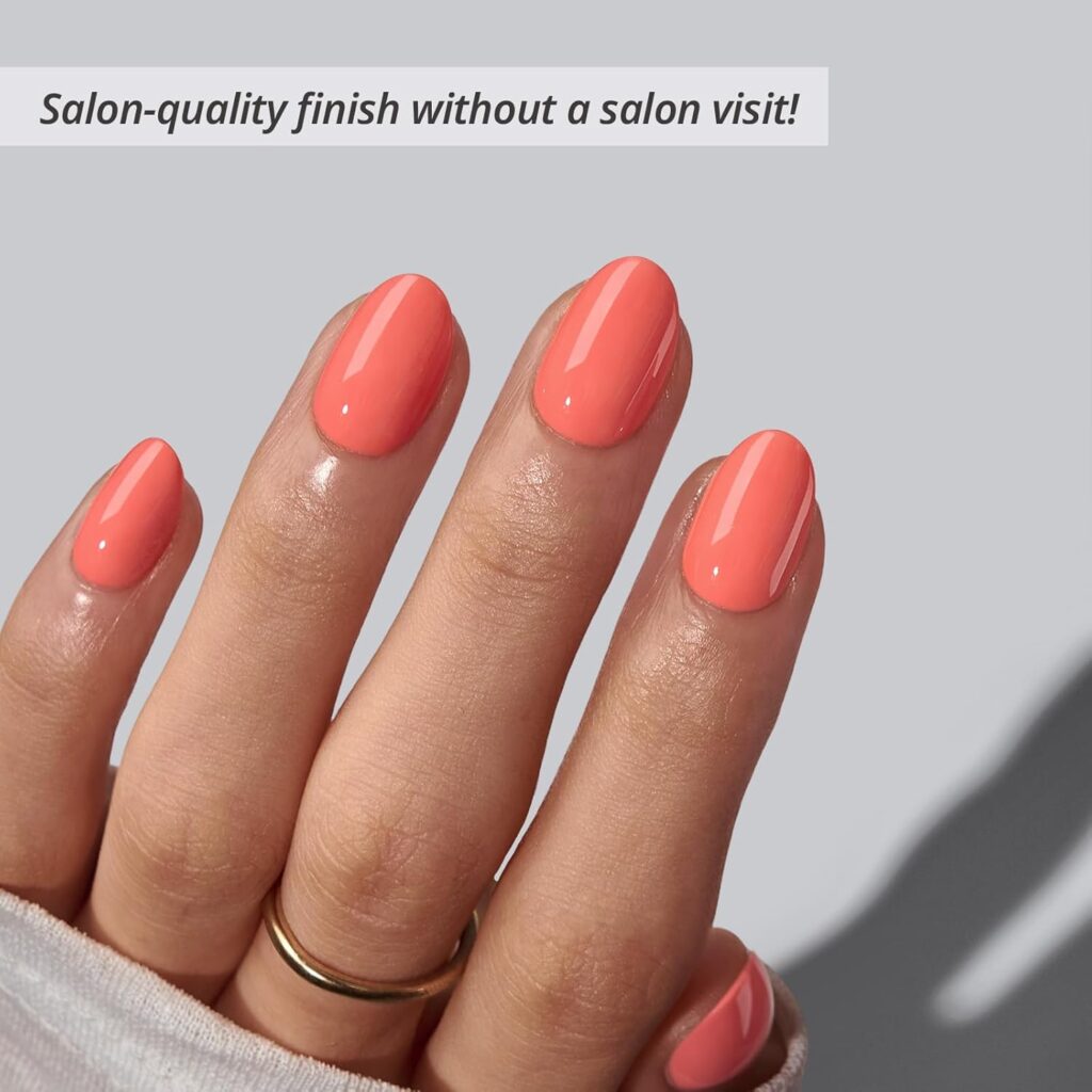 orange soda short nails