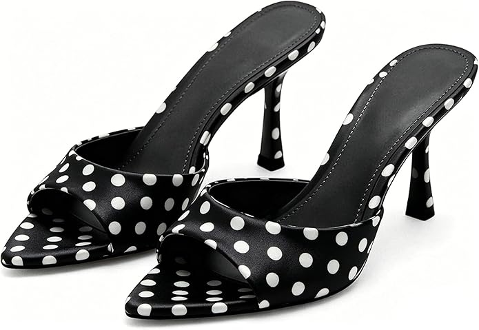 polka dot heels
