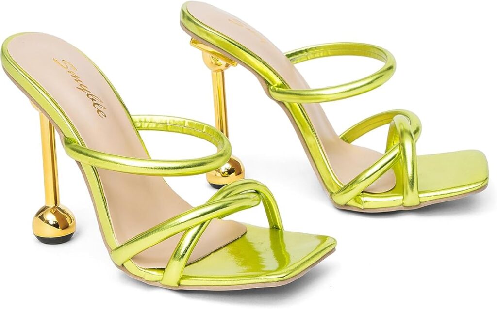 Trend Alert: Colorful Shoes yellow metallic shoes